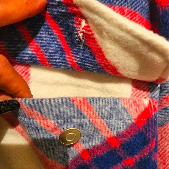 Miss Posh Outerwear Crop Jacket Purple & Blue - Picture 5 of 8